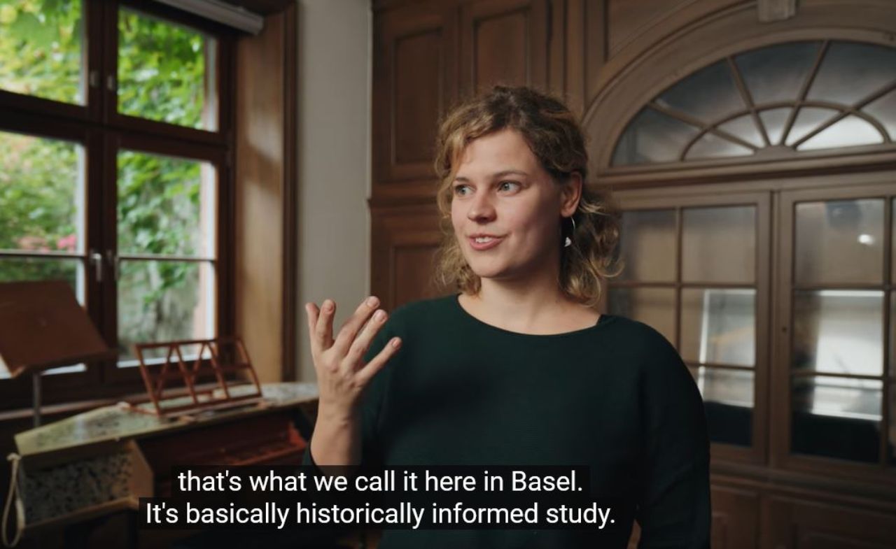 Léna Ruisz, Studentin an der Schola Cantorum Basiliensis